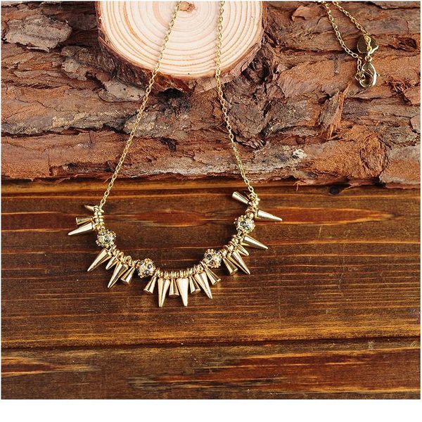 vintage punk style rivet pendant necklaces for women brand design new fashion jewelry gold&silver color alloy charm jllewg, White
vintage punk style rivet pendant necklaces for women brand design new fashion jewelry gold&silver color alloy charm jllewg, White