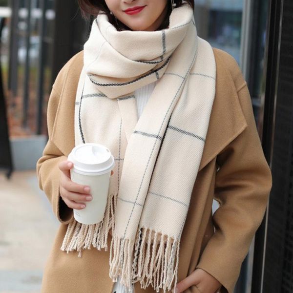 fashion autumn and winter plaid scarf thickened warm cashmere scarves shawls women scarf 200*70cm echarpe foulard, Blue;gray
fashion autumn and winter plaid scarf thickened warm cashmere scarves shawls women scarf 200*70cm echarpe foulard, Blue;gray