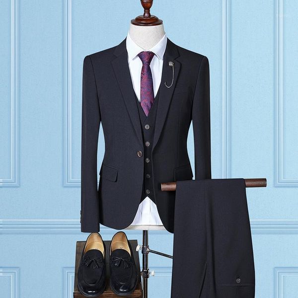 2020 spring autumn men's leisure 3/piece suit, fashion solid color large size slim single-breasted suits sets ,jacket vest pants1, White;black
2020 spring autumn men's leisure 3/piece suit, fashion solid color large size slim single-breasted suits sets ,jacket vest pants1, White;black