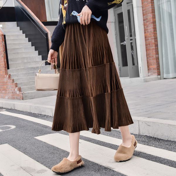 new new 2021 season high waist skirt midi dress fall and female winter woman clothes 7dmx nv2l, Black
new new 2021 season high waist skirt midi dress fall and female winter woman clothes 7dmx nv2l, Black