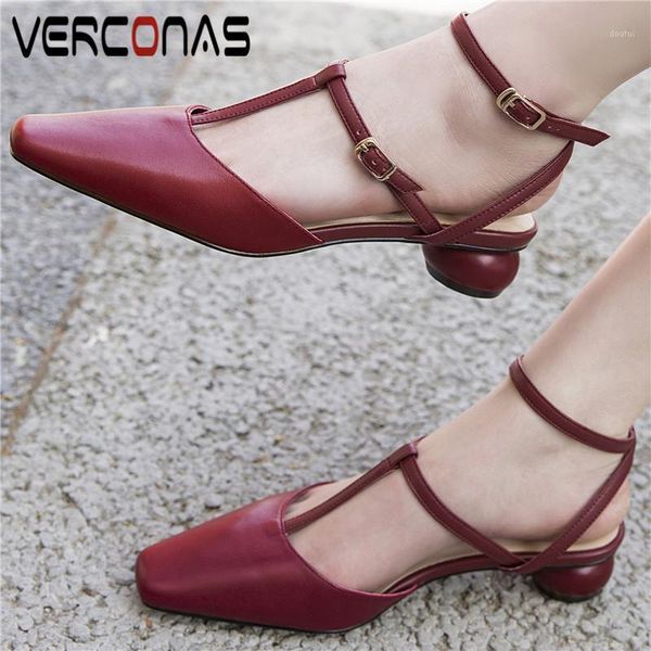 dress shoes verconas women buckle genuine leather office pumps thick heel shallow square toe sandals high heeled comfortable woman1, Black
dress shoes verconas women buckle genuine leather office pumps thick heel shallow square toe sandals high heeled comfortable woman1, Black