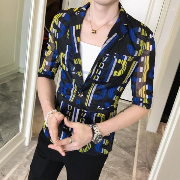 hollow mens blazers design print coat men summer thin suit jacket masculino social slim club clothing casual tuxedo translucent1, White;black
hollow mens blazers design print coat men summer thin suit jacket masculino social slim club clothing casual tuxedo translucent1, White;black