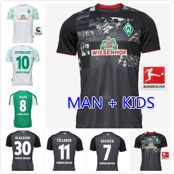 man+kids kit 20 21 sv werder bremen third soccer jerseys 2019 2020 2021 black klaassen fullkrug bittencourt rashica pizarro football shirts, Black;yellow
man+kids kit 20 21 sv werder bremen third soccer jerseys 2019 2020 2021 black klaassen fullkrug bittencourt rashica pizarro football shirts, Black;yellow