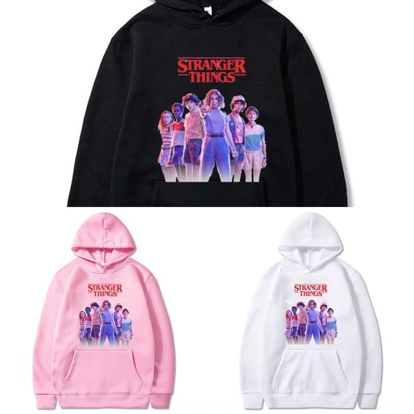 american tv series strange story stranger things surrounding letters hooded sweater men's and women's fleece coat coat woolsweater, Black
american tv series strange story stranger things surrounding letters hooded sweater men's and women's fleece coat coat woolsweater, Black