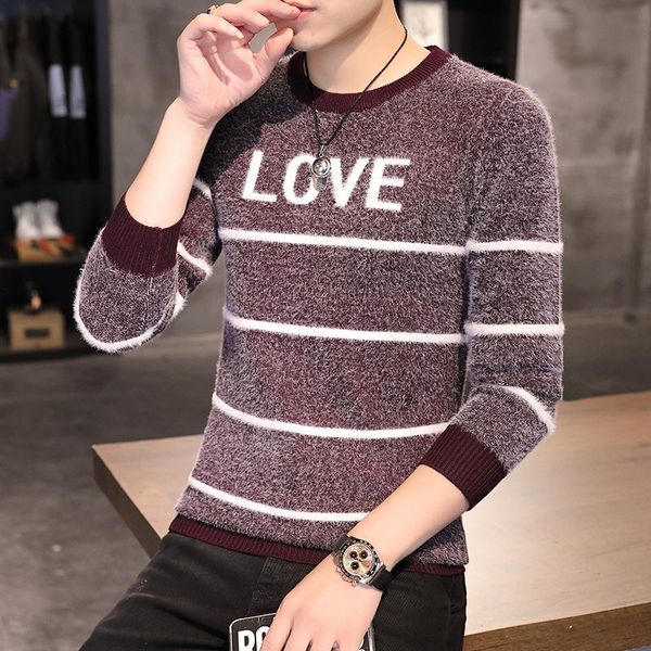 men's sweater spring and autumn new casual round neck sweater korean style trendy personality handsome, White;black
men's sweater spring and autumn new casual round neck sweater korean style trendy personality handsome, White;black