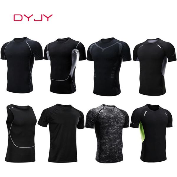 running sets dyjy sports compression shorts sleeves tracksuit for men quick dry wear suit jogging gym fitness workout clothes, Black;blue
running sets dyjy sports compression shorts sleeves tracksuit for men quick dry wear suit jogging gym fitness workout clothes, Black;blue