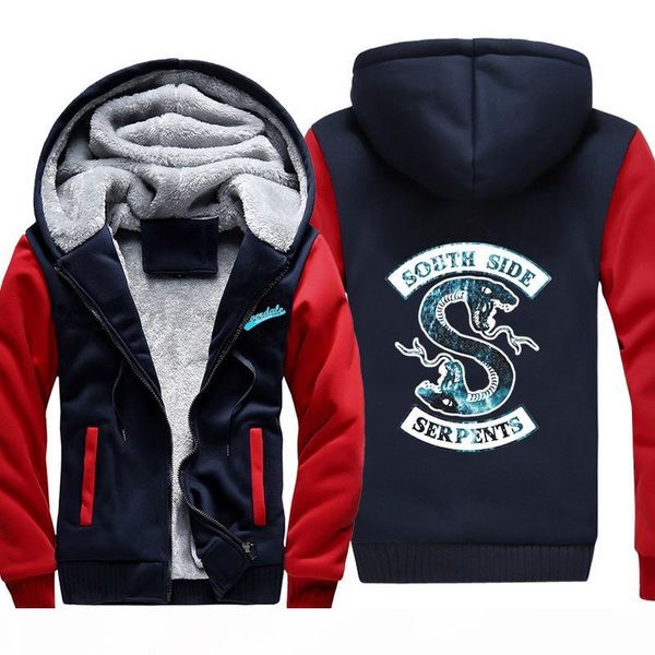 new mens thick hoodies riverdale south side serpents coat men jacket jughead jones archie andrews men winter clothes, Black
new mens thick hoodies riverdale south side serpents coat men jacket jughead jones archie andrews men winter clothes, Black