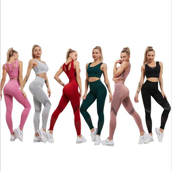yoga outfits seamless 2pcs set high waist gym pants sports bra fitness clothing running sportswear workout suits ds163, White;red
yoga outfits seamless 2pcs set high waist gym pants sports bra fitness clothing running sportswear workout suits ds163, White;red