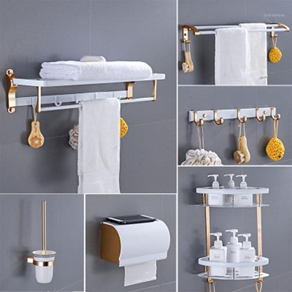 bath accessory set white bathroom accessories towel rack space aluminum cormer shelf wall gold robe hook tissue box toilet brush holder1
bath accessory set white bathroom accessories towel rack space aluminum cormer shelf wall gold robe hook tissue box toilet brush holder1