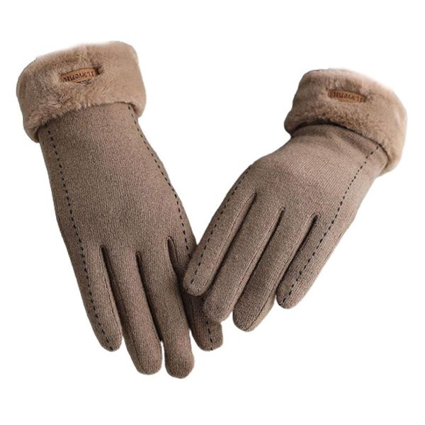 five fingers gloves women winter driving faux wool full finger thicken plush solid color windproof touch screen mittens hand warmer, Blue;gray
five fingers gloves women winter driving faux wool full finger thicken plush solid color windproof touch screen mittens hand warmer, Blue;gray