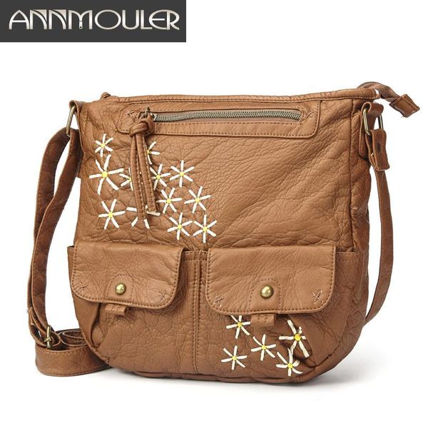 annmouler designer women shoulder bag soft crossbody bag flower embroidery messenger jeans pocket small purse patchwork
annmouler designer women shoulder bag soft crossbody bag flower embroidery messenger jeans pocket small purse patchwork