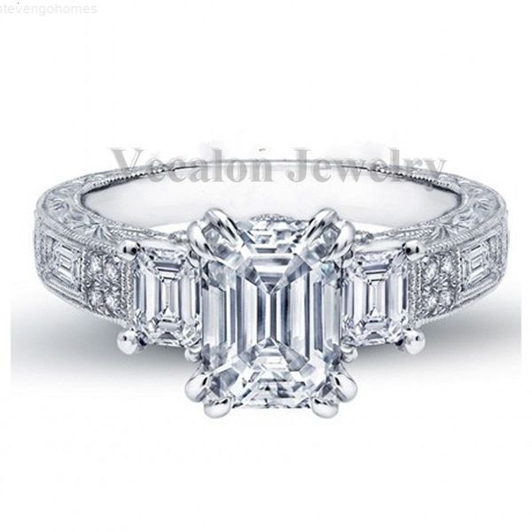vintage luxury jewelry princess cut simulated diamond vecalon cz 925 sterling silver wedding band ring set for women, Slivery;golden
vintage luxury jewelry princess cut simulated diamond vecalon cz 925 sterling silver wedding band ring set for women, Slivery;golden