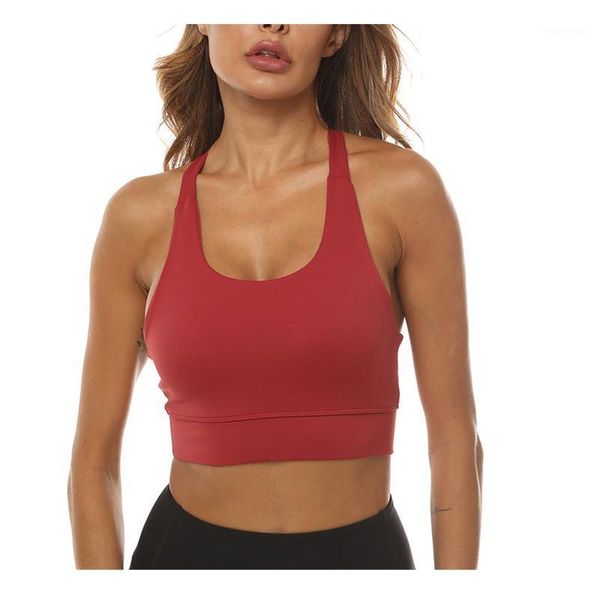 yoga sports bra for women seamless push up crop quick dry fitness gym underwear bras workout train bra for women #bl31, White;red
yoga sports bra for women seamless push up crop quick dry fitness gym underwear bras workout train bra for women #bl31, White;red