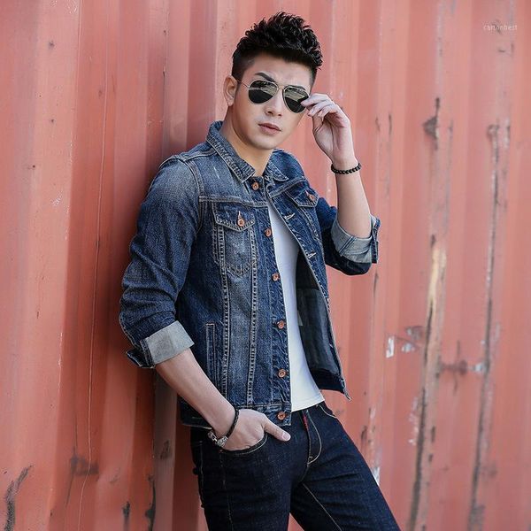 men's jackets 2021 arrival denim jacket men fashion brand clothing jeans male spring autumn elastic coats1, Black;brown
men's jackets 2021 arrival denim jacket men fashion brand clothing jeans male spring autumn elastic coats1, Black;brown