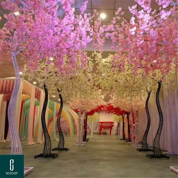 2.6m height white artificial cherry blossom tree road lead simulation cherry flower with iron arch frame for wedding party props
2.6m height white artificial cherry blossom tree road lead simulation cherry flower with iron arch frame for wedding party props
