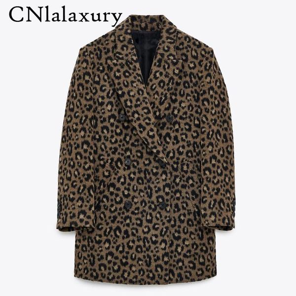 2020 new autumn winter women animal print coat double-breasted casual blazer fashion warm windbreaker outerwear female jacket, White;black
2020 new autumn winter women animal print coat double-breasted casual blazer fashion warm windbreaker outerwear female jacket, White;black