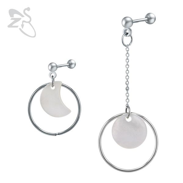 dangle & chandelier zs 1 pair 3 style asymmetric drop earrings shell pendants earring korean round long steel chain jewelry, Silver
dangle & chandelier zs 1 pair 3 style asymmetric drop earrings shell pendants earring korean round long steel chain jewelry, Silver