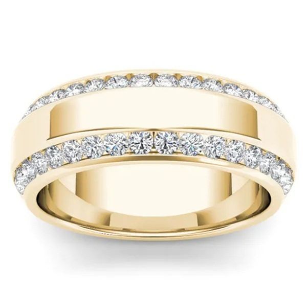 14k gold white 2 carat diamond wedding ring for women hip hop bizuteria anillos de diamond gemstone jewelry 14k gold ring men 201112, Slivery;golden
14k gold white 2 carat diamond wedding ring for women hip hop bizuteria anillos de diamond gemstone jewelry 14k gold ring men 201112, Slivery;golden