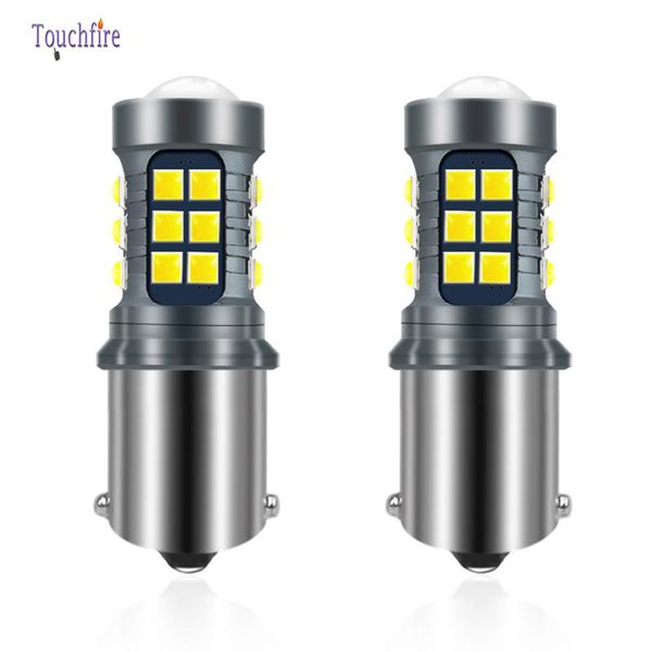 2pcs 1156 ba15s p21w led t20 7440 w21w 7443 wy21w t15 w16w canbus car bulb 27led 3030smd with lens reverse drl light wholesale
2pcs 1156 ba15s p21w led t20 7440 w21w 7443 wy21w t15 w16w canbus car bulb 27led 3030smd with lens reverse drl light wholesale