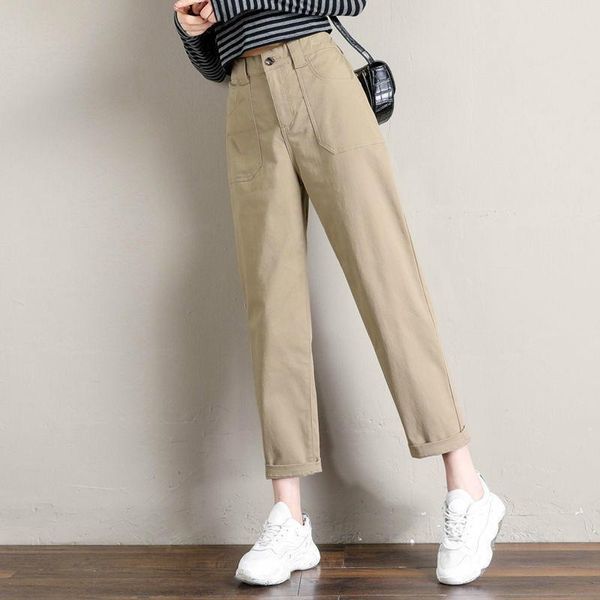 women's pants & capris 2021 arrival spring autumn women casual solid zipper high waist trousers female chic joggers harem streetwear o2, Black;white
women's pants & capris 2021 arrival spring autumn women casual solid zipper high waist trousers female chic joggers harem streetwear o2, Black;white