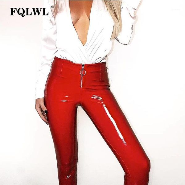 fqlwl pvc pu leather pencil pants women high waist zipper casual bodycon trousers 2018 summer streetwear pantalon femme leggings1, Black;white
fqlwl pvc pu leather pencil pants women high waist zipper casual bodycon trousers 2018 summer streetwear pantalon femme leggings1, Black;white