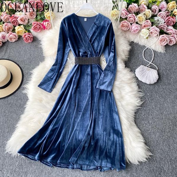 oceanlove velour solid evening party dress women solid belt vintage banquet v neck dresses autumn winter vestidos 180181, Black;gray
oceanlove velour solid evening party dress women solid belt vintage banquet v neck dresses autumn winter vestidos 180181, Black;gray
