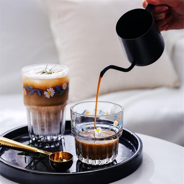 1pcs creative coffee glass beer juice mug milk drink cup red wine glass flat white bar accessories coffee shop tools de bbykrl 
1pcs creative coffee glass beer juice mug milk drink cup red wine glass flat white bar accessories coffee shop tools de bbykrl