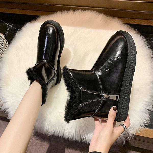 woman shoes zipper waterproof women slip on flat cotton ankle boots female silver dropshipping winter super warm snow boots, Black
woman shoes zipper waterproof women slip on flat cotton ankle boots female silver dropshipping winter super warm snow boots, Black