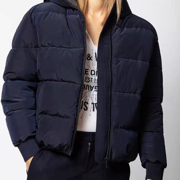 women down jacket long sleeve casual wild keep warm lady hooded jacket, Black
women down jacket long sleeve casual wild keep warm lady hooded jacket, Black