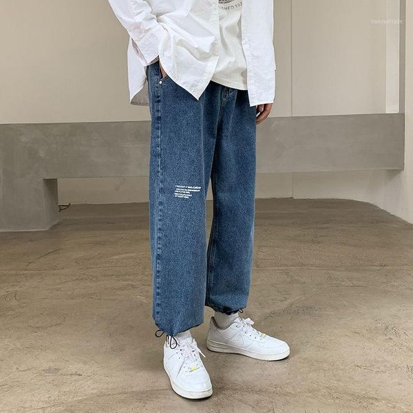 men's jeans 2021 main model male loose fashionable ankle-length pants homme leg-tied casual conventional denim cotton s-2xl1, Blue
men's jeans 2021 main model male loose fashionable ankle-length pants homme leg-tied casual conventional denim cotton s-2xl1, Blue