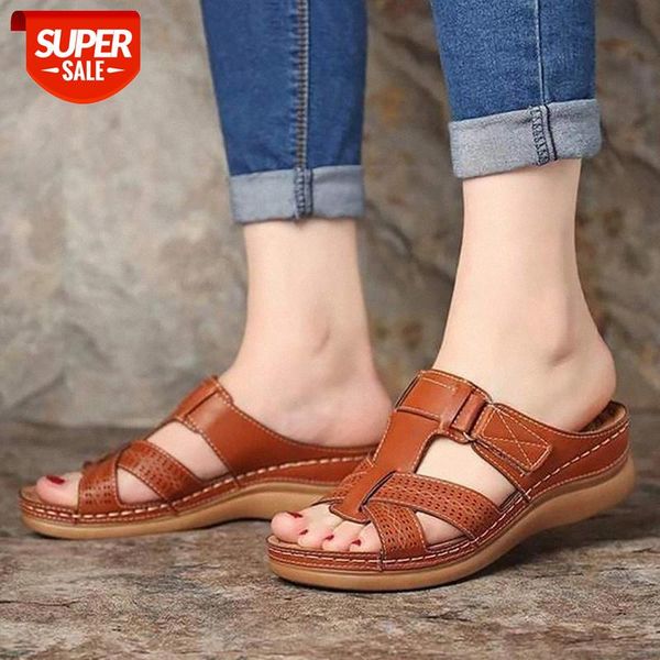 women's summer sandals wedges pu leather hook loop sewing female roman sandal for ladies shoe retro sandalias big size 41-44 #7k3i, Black
women's summer sandals wedges pu leather hook loop sewing female roman sandal for ladies shoe retro sandalias big size 41-44 #7k3i, Black