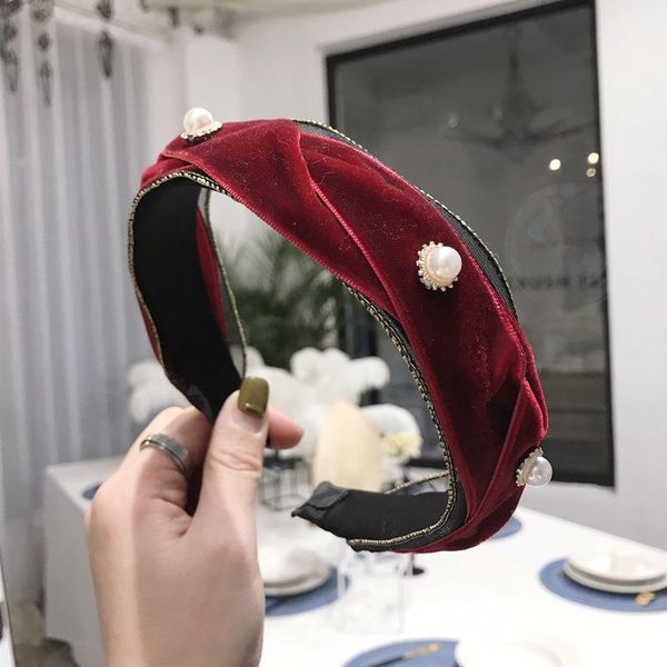 hair accessories vintage velvet bands with pearl braided twist braid and broad side headband 2021 turbans for women bezel
hair accessories vintage velvet bands with pearl braided twist braid and broad side headband 2021 turbans for women bezel