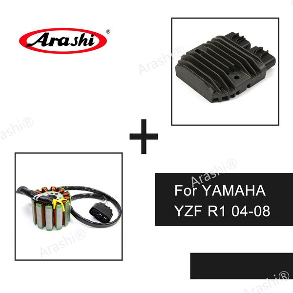 arashi magneto engine generator stator coil & voltage regulator rectifier motorcycle for yamaha yzf-r1 yzf r1 2004 2005 2006 2007 2008
arashi magneto engine generator stator coil & voltage regulator rectifier motorcycle for yamaha yzf-r1 yzf r1 2004 2005 2006 2007 2008