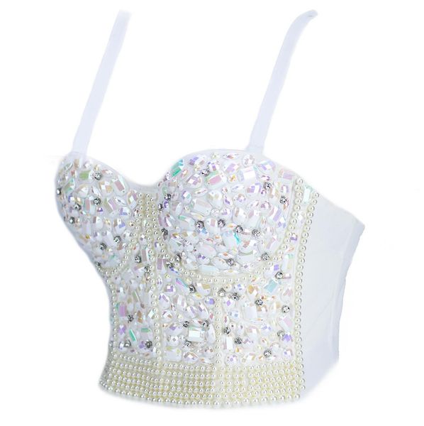 pearls rhinestone cropped women bustier white tank rave festival club party underwear camis y200415
pearls rhinestone cropped women bustier white tank rave festival club party underwear camis y200415