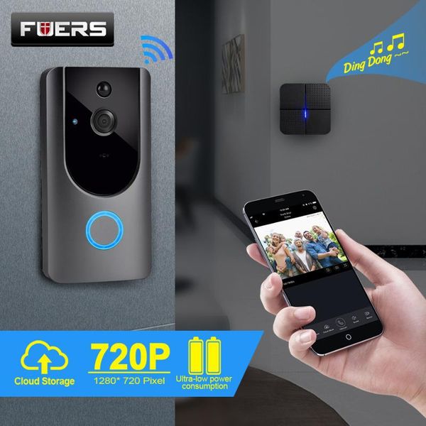 fuers 720p wifi doorbell camera smart wireless video intercom camera doorbell ip two-way audio cloud storage
fuers 720p wifi doorbell camera smart wireless video intercom camera doorbell ip two-way audio cloud storage