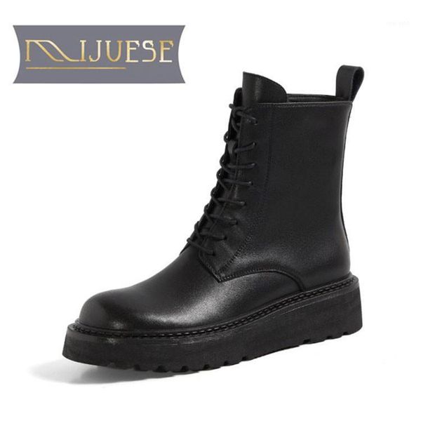 mljuese 2021 women ankle boots cow leather winter short plush round toe zipper med heels female riding boots size 401, Black
mljuese 2021 women ankle boots cow leather winter short plush round toe zipper med heels female riding boots size 401, Black