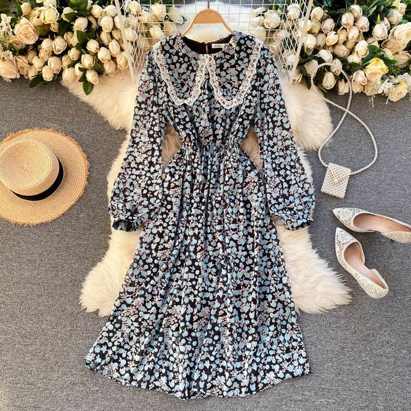 2021 new female singiny in floral sweet peter pan collar puff the line dressed autumn boho imprint streetwear dress xwdt, Black;gray
2021 new female singiny in floral sweet peter pan collar puff the line dressed autumn boho imprint streetwear dress xwdt, Black;gray