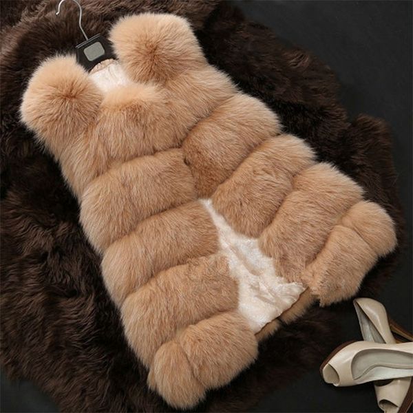 zadorin 5xl 6xl female fur waistcoat winter warm faux fur vest women plus size fashion o-neck long sleeveless faux fur coat 201209, Black
zadorin 5xl 6xl female fur waistcoat winter warm faux fur vest women plus size fashion o-neck long sleeveless faux fur coat 201209, Black