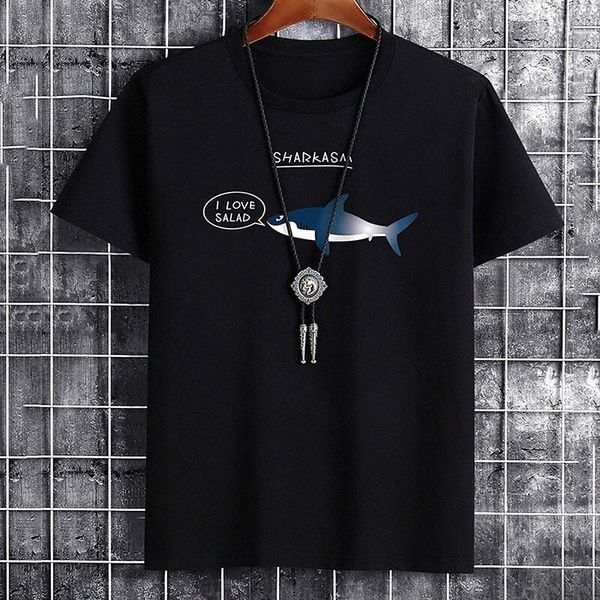 men's tee t shirt stamping graphic prints fish letter plus size round neck casual daily print short sleeve cotton basic fashion design, White;black
men's tee t shirt stamping graphic prints fish letter plus size round neck casual daily print short sleeve cotton basic fashion design, White;black
