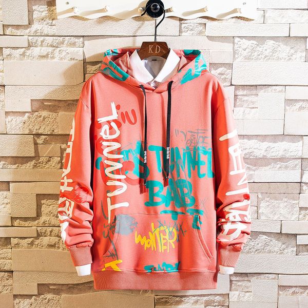 2020 new men's sweatershirt casual loose hooded letter printed long-sleeved pullover clothing student jacket hoodies sweatshirt, Black
2020 new men's sweatershirt casual loose hooded letter printed long-sleeved pullover clothing student jacket hoodies sweatshirt, Black