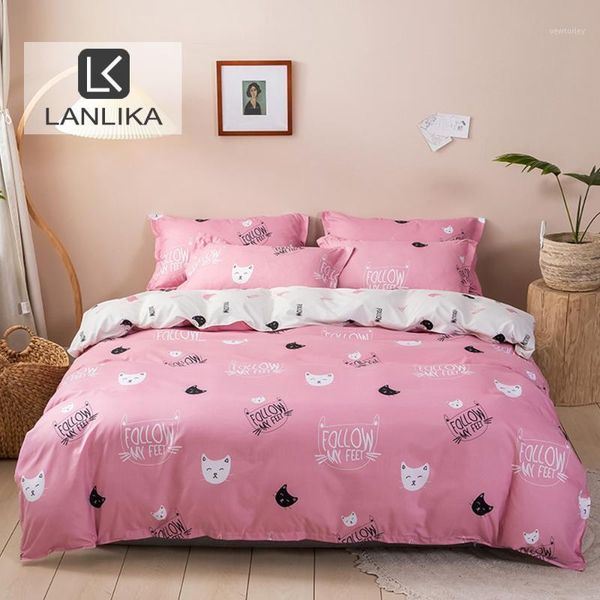 lanlika pink bedding set duvet cover fitted sheet pillowcase elastic band home decor lovely cat child single double bed1
lanlika pink bedding set duvet cover fitted sheet pillowcase elastic band home decor lovely cat child single double bed1