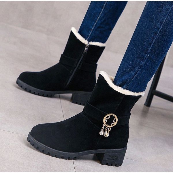 2020 winter women ankle boots mid-heel warm plush snow boots outdoor casual short shoes non slip zipper female shoes #wc2v
2020 winter women ankle boots mid-heel warm plush snow boots outdoor casual short shoes non slip zipper female shoes #wc2v