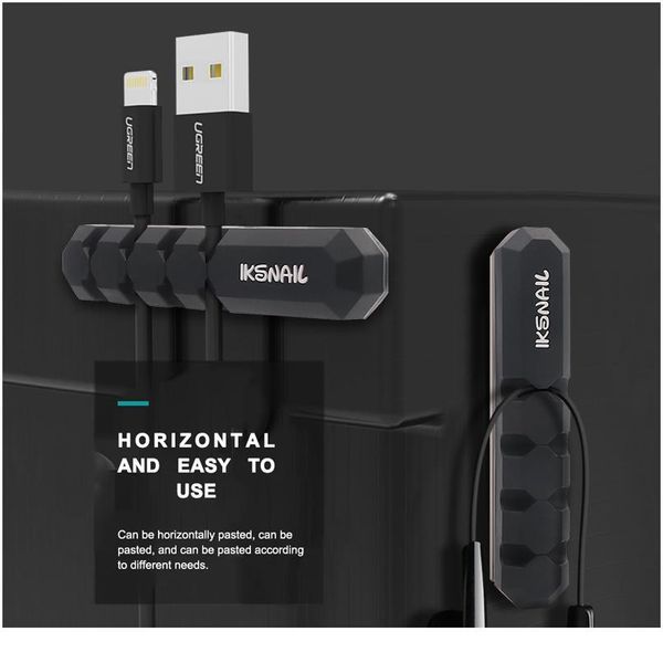 iksnail cable organizer sile usb cable winder flexible cable tidy management clips holder for mouse headphone jllfze
iksnail cable organizer sile usb cable winder flexible cable tidy management clips holder for mouse headphone jllfze