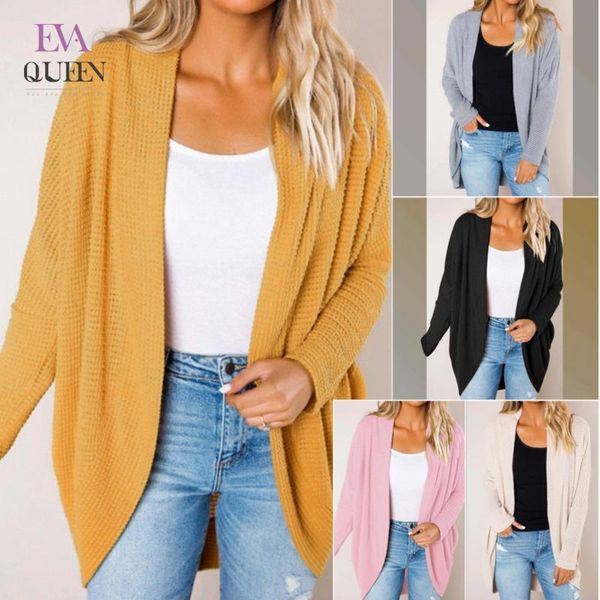 evaqueen knitted solid autumn winter sweater for women casual long sleeves cardigan 2020 female home oversized coat vestidos, White
evaqueen knitted solid autumn winter sweater for women casual long sleeves cardigan 2020 female home oversized coat vestidos, White