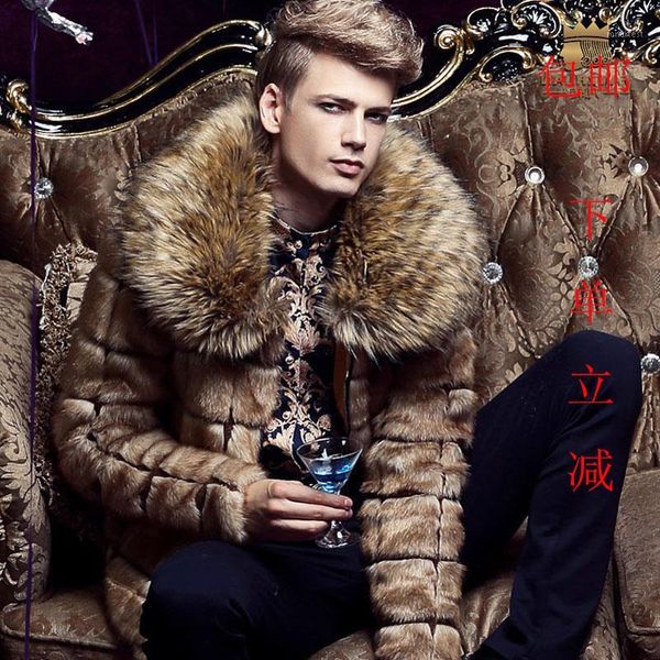 2018 new menswear trend casual imitation fur coats men's slim mink coat short style s-3xl big size winter men's coats1, Black
2018 new menswear trend casual imitation fur coats men's slim mink coat short style s-3xl big size winter men's coats1, Black
