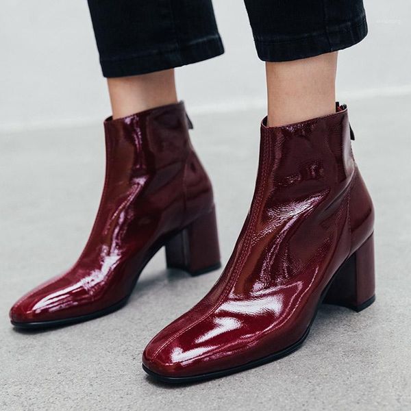 boots isnom cow leather ankle women zip booties woman thick high heels shoes female party square toe ladies autumn 20211, Black
boots isnom cow leather ankle women zip booties woman thick high heels shoes female party square toe ladies autumn 20211, Black