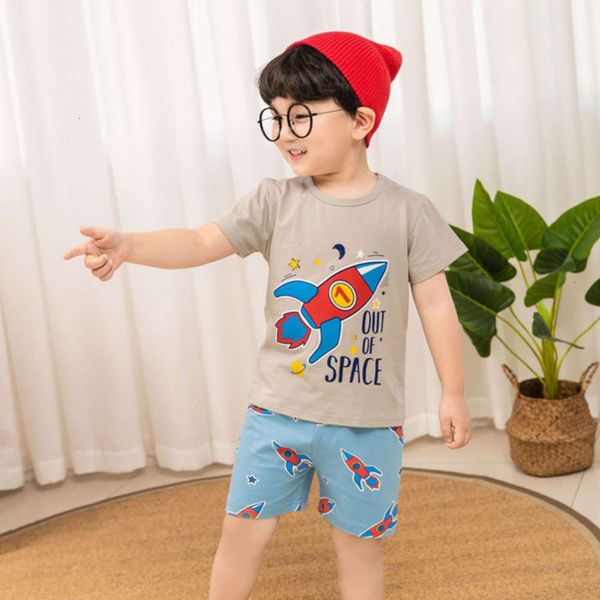 sle sve short summer new air-conditioned thin boys' home cloth children's pajamas lqrr, Blue;red
sle sve short summer new air-conditioned thin boys' home cloth children's pajamas lqrr, Blue;red