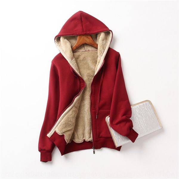ahwxp cashmere hooded women's autumn winter large student solid color warm cotton padded jacket with cashmere thickened zipper warm swe, Black
ahwxp cashmere hooded women's autumn winter large student solid color warm cotton padded jacket with cashmere thickened zipper warm swe, Black