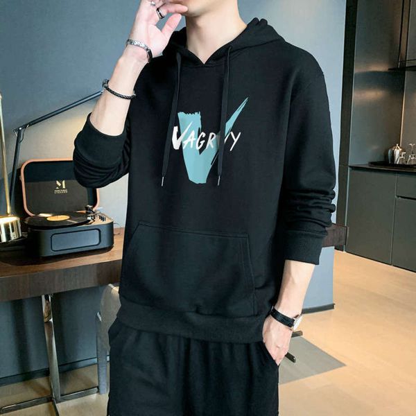 and autumn 2020 men's new hooded spring printed long sleeve sweater trend large size pullover sports clothes, Gray
and autumn 2020 men's new hooded spring printed long sleeve sweater trend large size pullover sports clothes, Gray