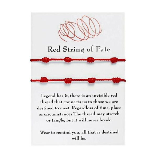 2pcs 7 knots red string bracelet for good luck amulet for success and prosperity friendship bracelet, Golden;silver
2pcs 7 knots red string bracelet for good luck amulet for success and prosperity friendship bracelet, Golden;silver
